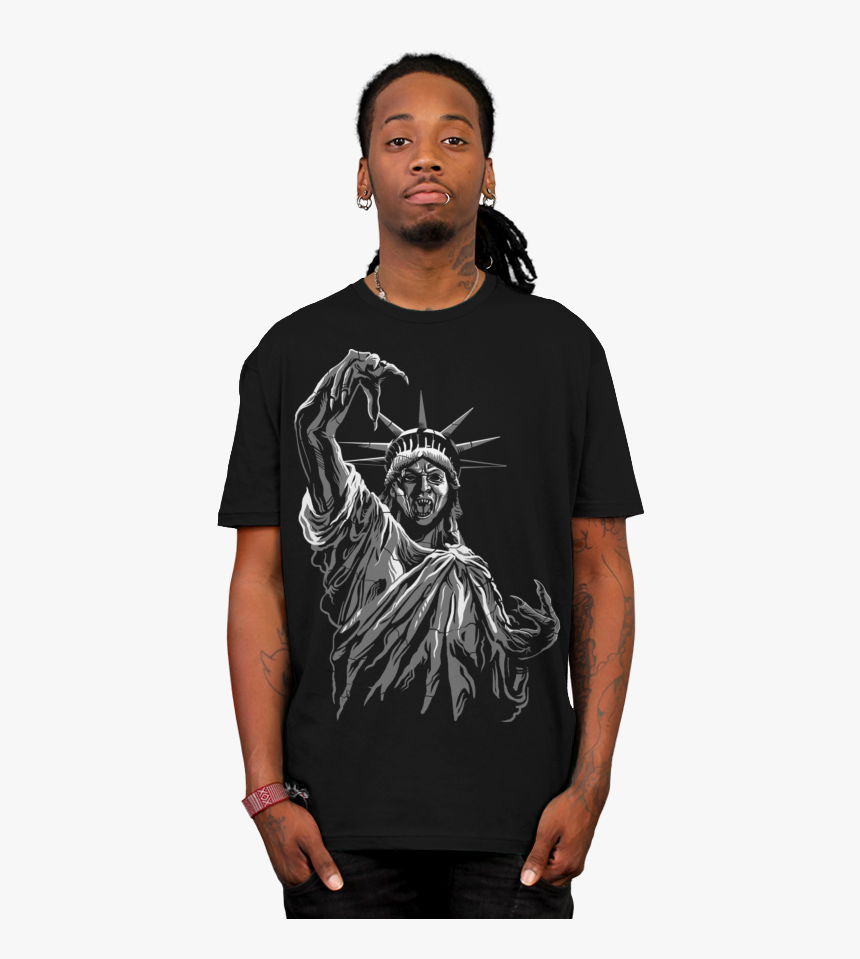 Transparent Weeping Angel Png - Vintage T Shirt Men Outfit, Png Download