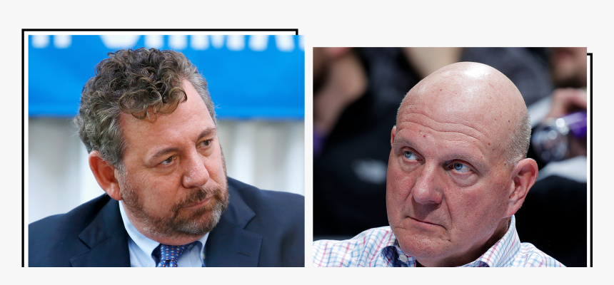Jim Dolan And Steve Ballmer - James L. Dolan, HD Png Download