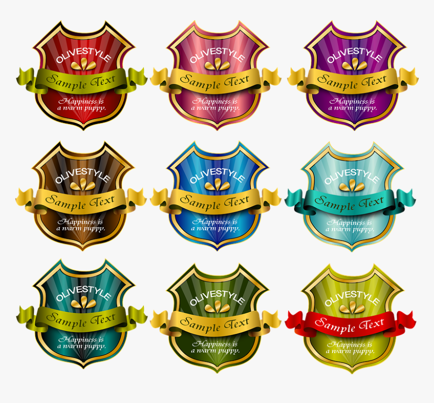 Accolade, Badge, Ribbon, Prize, Award, Winner, Win - Free Vector Labels, HD Png Download