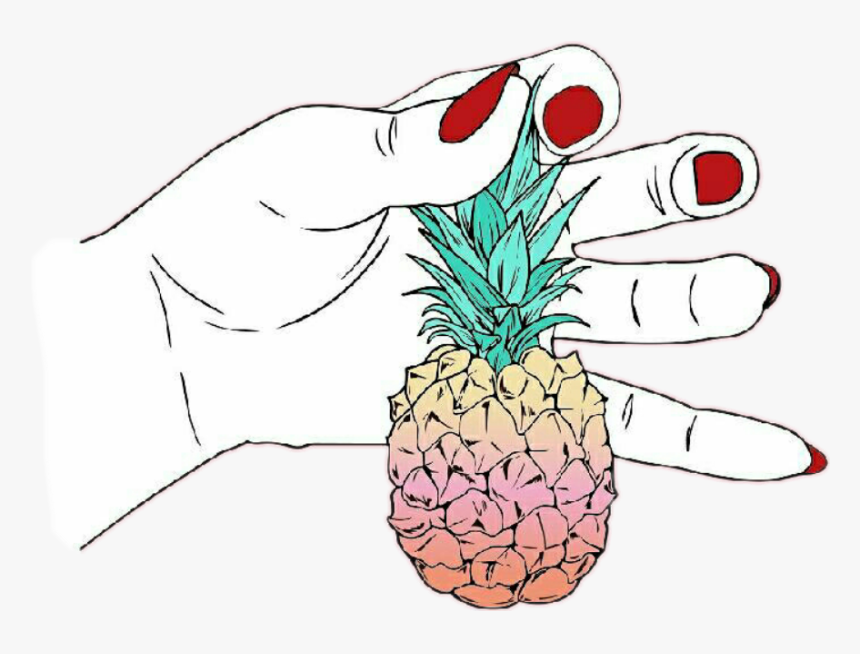#tumblr #hands #piña - Tumbrl De Pinas, HD Png Download