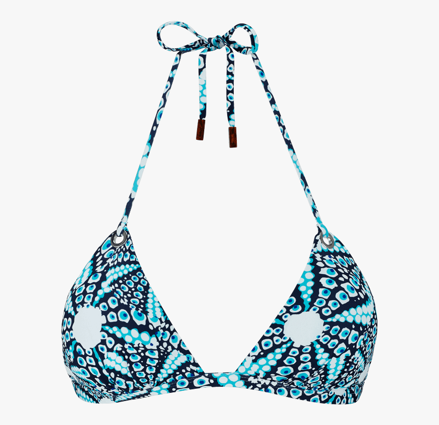 Women Triangle Printed - Swimsuit Top, HD Png Download