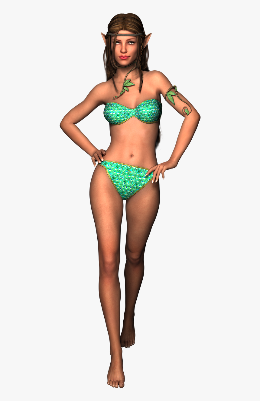 Model Bikini Transparenter Hintergrund, HD Png Download