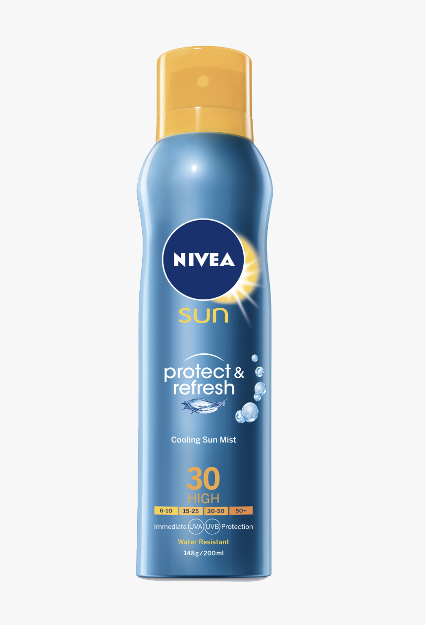 Nivea Sun Protect & Refresh Spray Spf30 200ml - Nivea, HD Png Download
