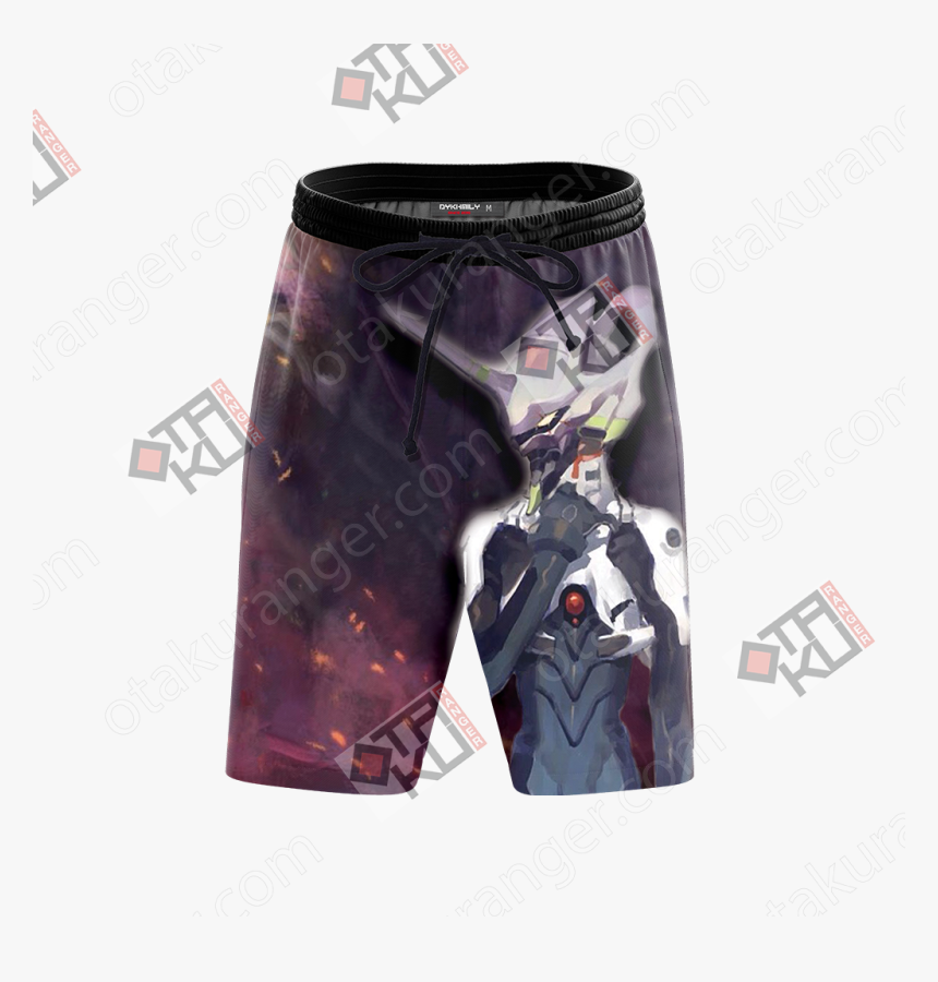Shin Seiki Evangelion Ikari Shinji 3d Beach Shorts, HD Png Download
