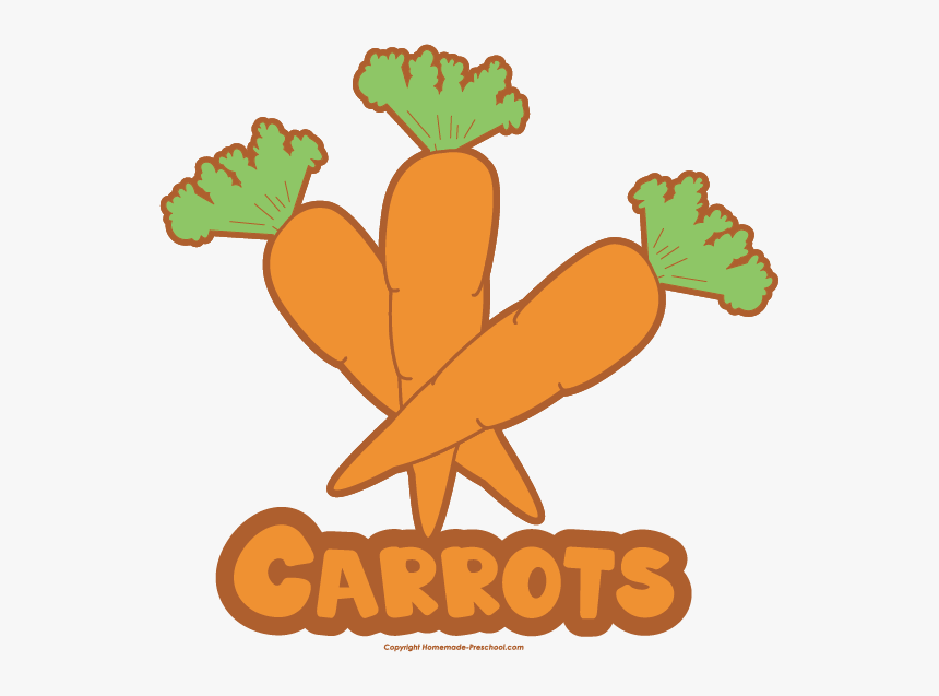 Carrot Clipart Name - Carrots Clipart With Name, HD Png Download