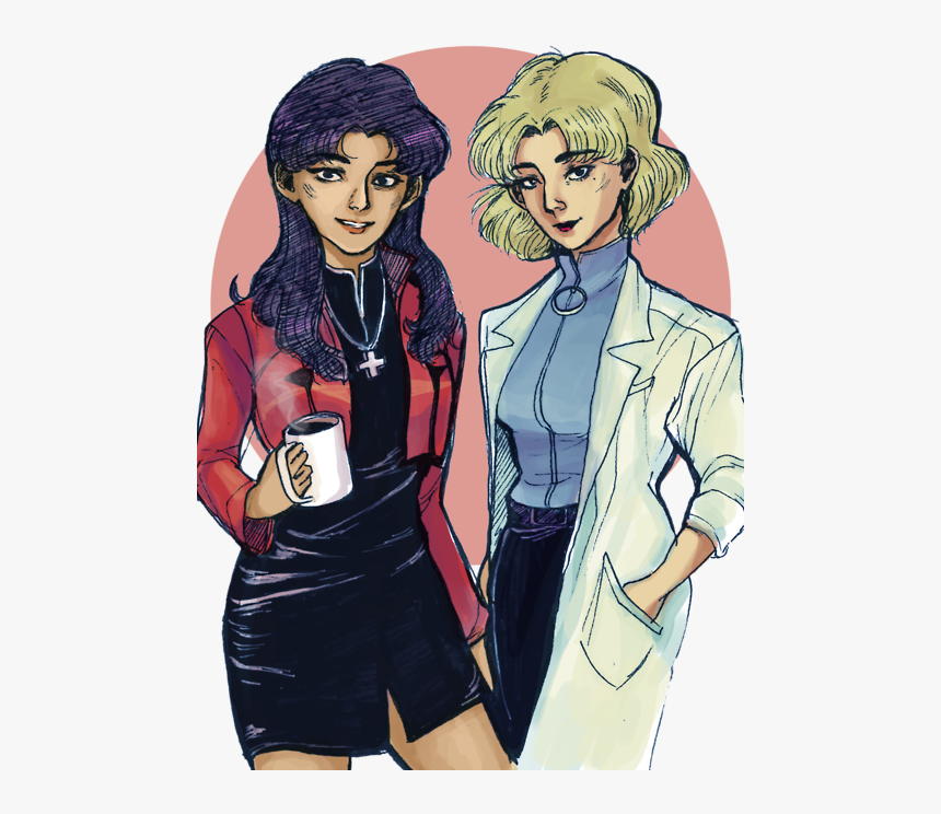 Shinjiikari Which Of My Nge Ships Do You Like Best - Мисато И Рицуко, HD Png Download