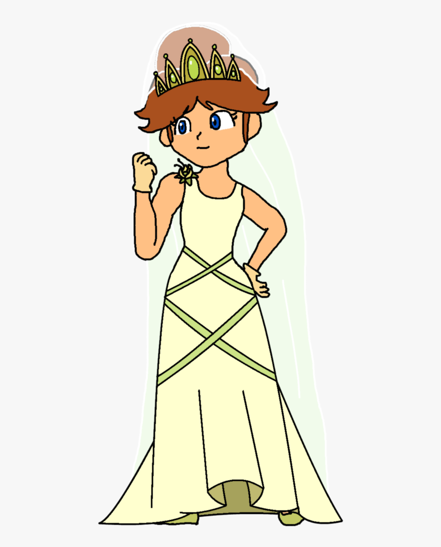 Daisey Drawing Princess - Princess Daisy Tiana, HD Png Download