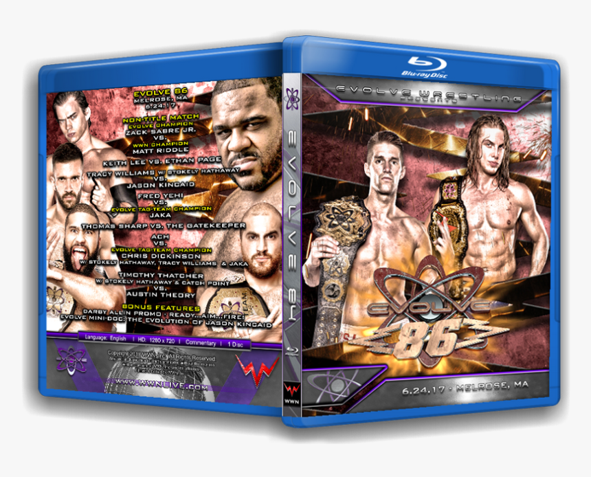 Bd-3dboxev86 Lq - Evolve Wrestling Dvd, HD Png Download