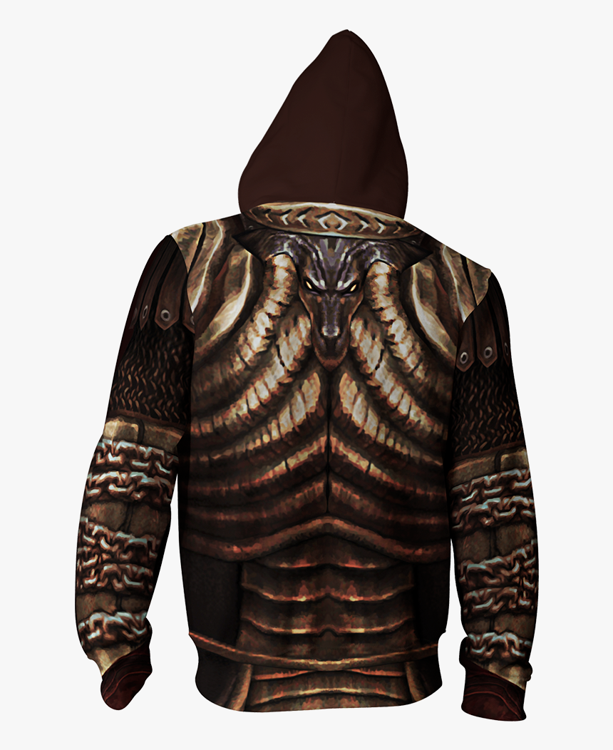 God Of War 2 Kratos Armor Cosplay Zip Up Hoodie Jacket - Kratos God Of War 2, HD Png Download