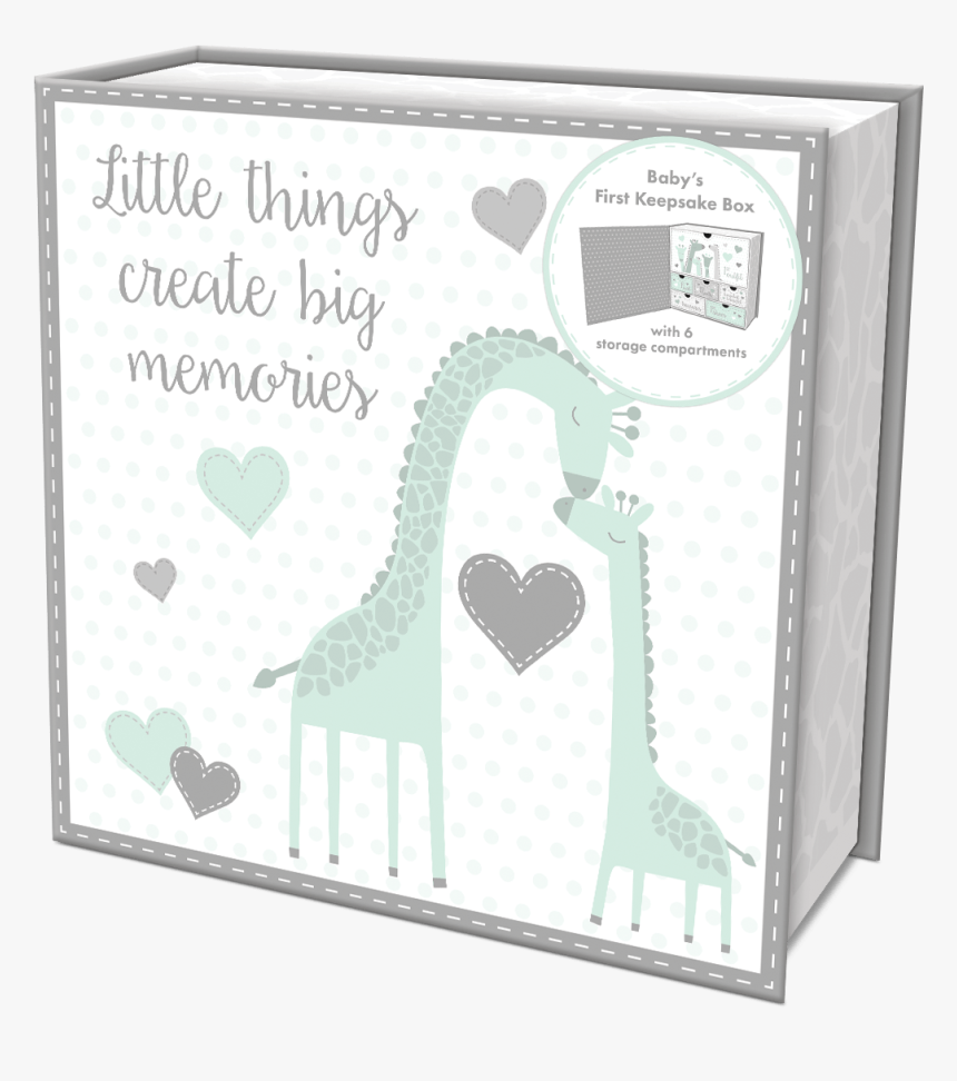 Lady Jayne Baby Giraffe Baby First Memory Keepsake - Baby First Keepsake Box With Compartments, HD Png Download