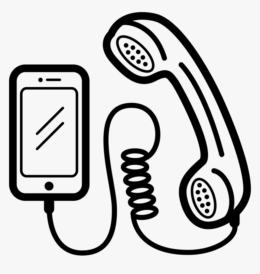 Phone Cord Png - Cord Phone Icon Png, Transparent Png