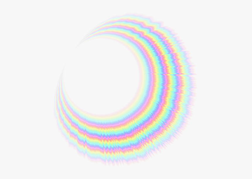 ⚫🌈⚫
#ftestickers #abstract #circle #circles #rainbow - Png Halo Circle, Transparent Png