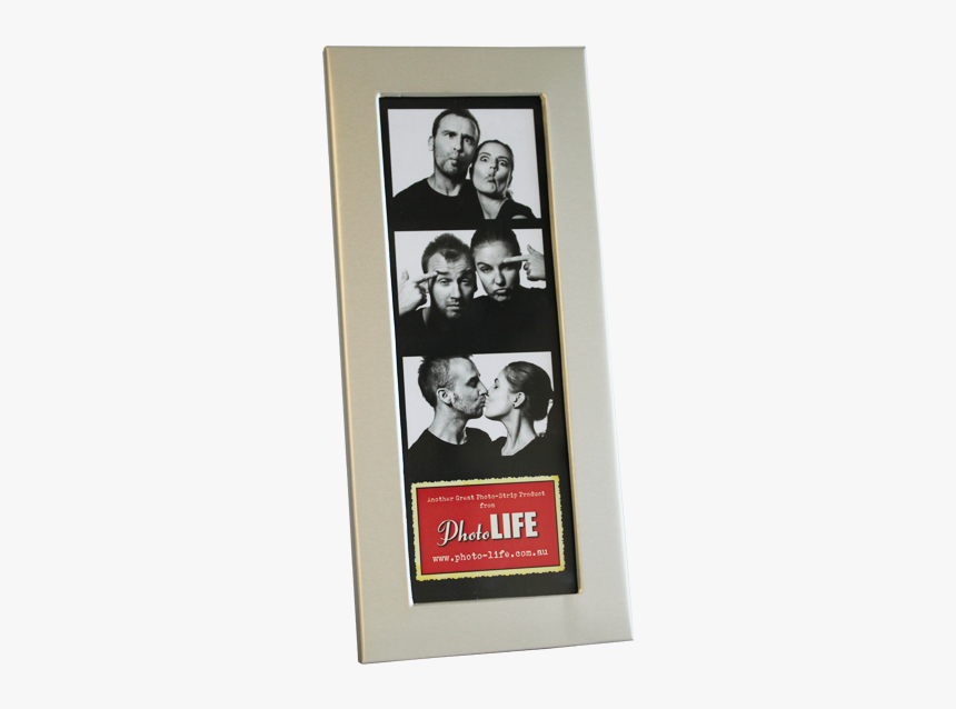 Silver Photo Strip Photo Booth Frame - Photo Booth Nook 100 Slanted Photo Booth Frames With, HD Png Download