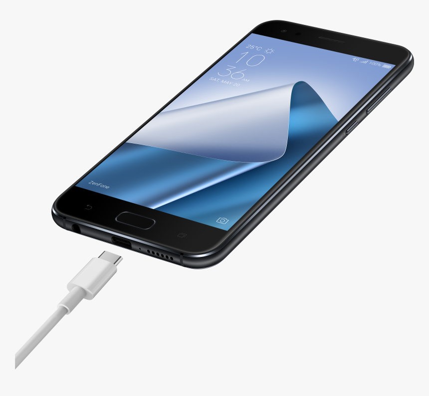 Mobile With Usb Cable, HD Png Download