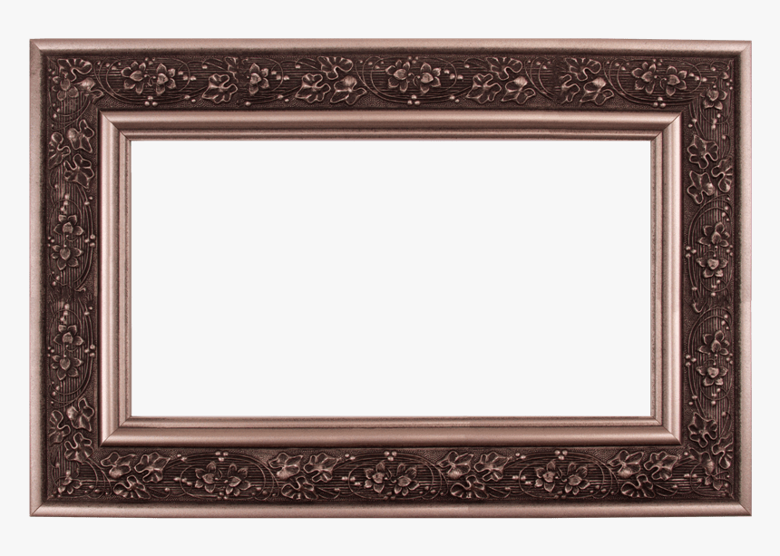 Verona Metallic Silver Mirror Frame - Picture Frame, HD Png Download