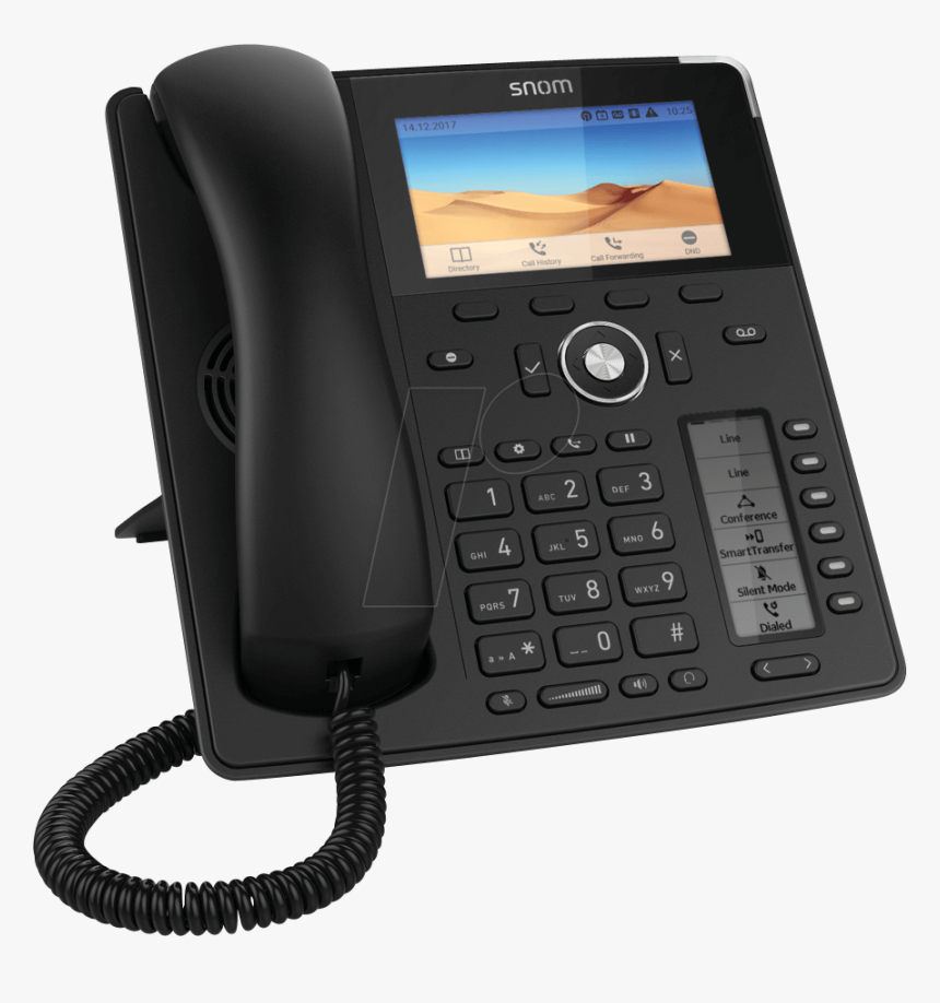 Ip Desk Phone, With Cord, Black Snom - Snom D785 And D7, HD Png Download