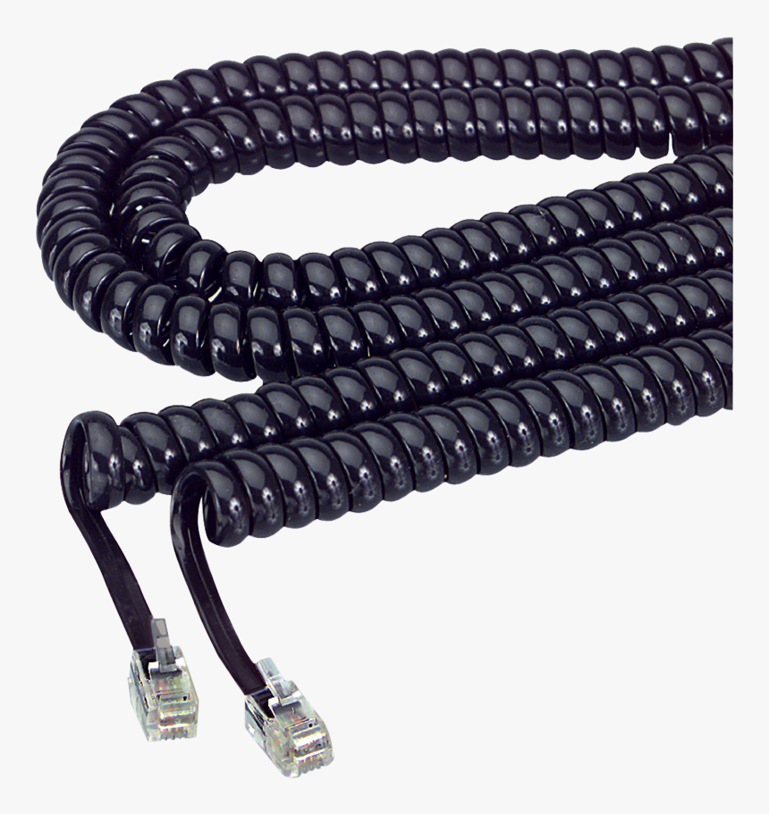 Coiled Phone Cord, HD Png Download