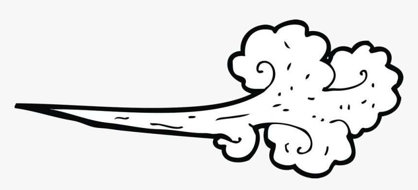 Clip Art Collection Of Free Drawing - Wind Cartoon Clipart, HD Png Download