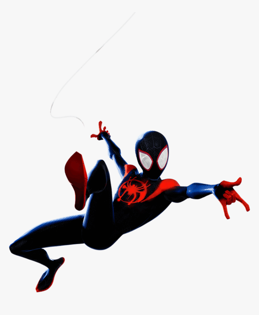Into The Spider Verse Miles Morales 1 Png By Captain - Spider Man Into The Spider Verse Png, Transparent Png