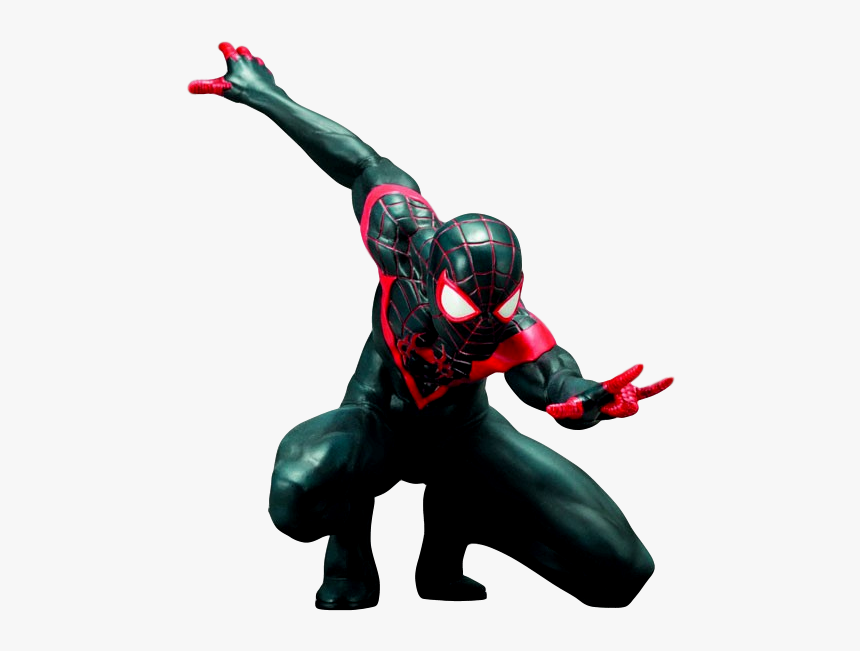 Ultimate Spider Man Miles Morales Artfx Statue Kotobukiya - Ultimate Spider Man, HD Png Download
