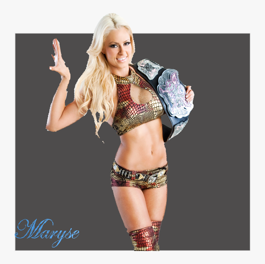 Picture - Divas Championship Maryse Png, Transparent Png