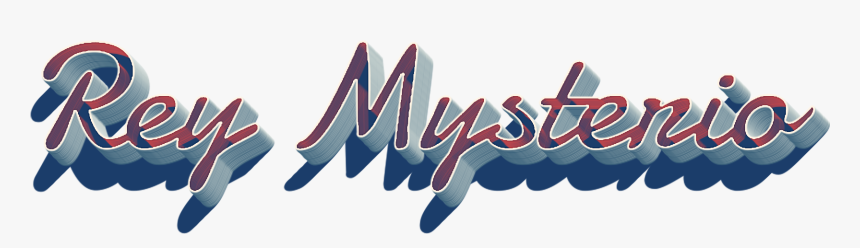 Rey Mysterio 3d Letter Png Name - Rey Mysterio Name, Transparent Png