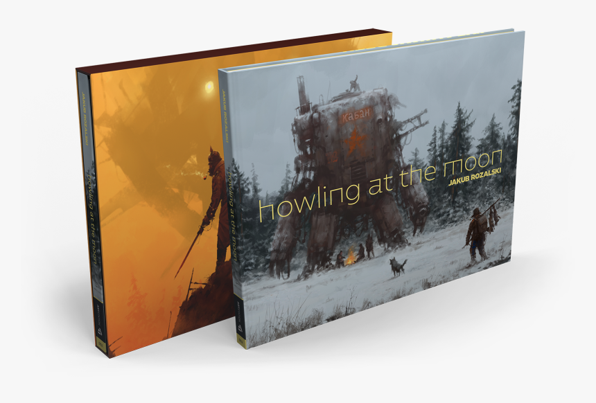 Howling At The Moon - Howling At The Moon Jakub Rozalski, HD Png Download