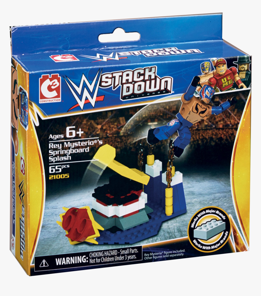 Wwe Stackdown Starter Set Rey Mysterio S Springboard - W Stack Down Rey Mysterio, HD Png Download