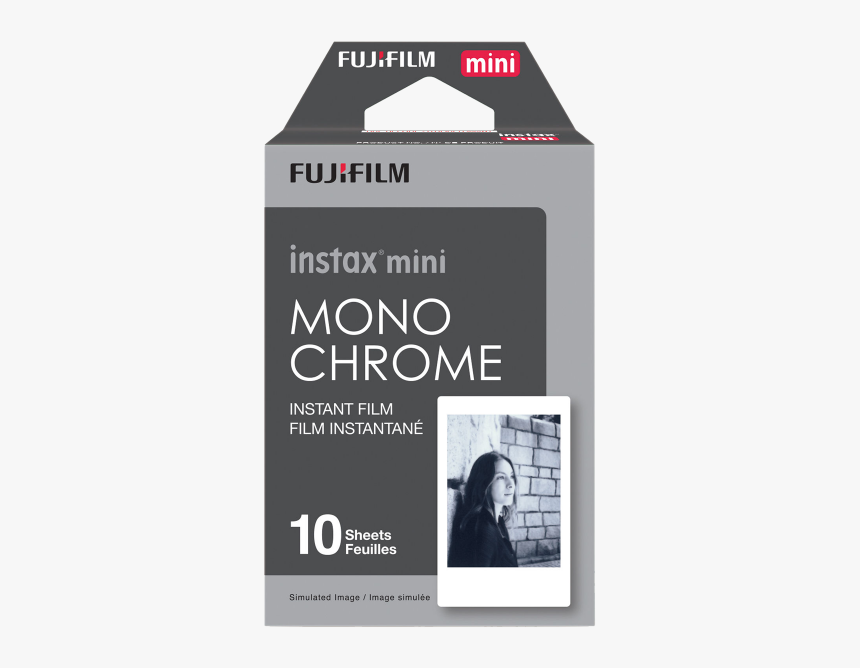 Fujifilm Instax Mini Instant Film Monochrome - Fujifilm Instax Share Sp 2, HD Png Download