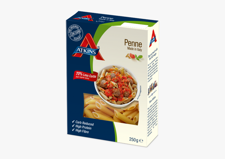 Pasta Clipart Penne Pasta - Atkins Penne Cuisine Pasta 250g, HD Png Download