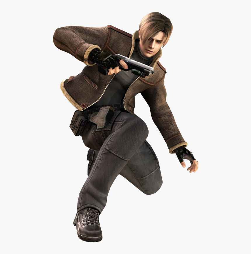 Leon Scott Kennedy Re4, HD Png Download