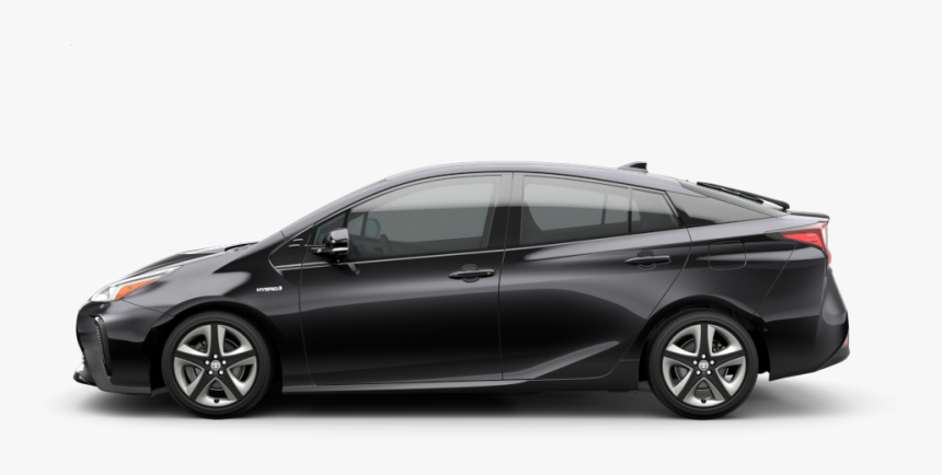 2019 Toyota Prius Xle - 2019 Prius Black With Rims, HD Png Download