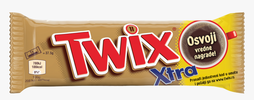 Twix® Xtra 75 Gr - Caffeinated Drink, HD Png Download