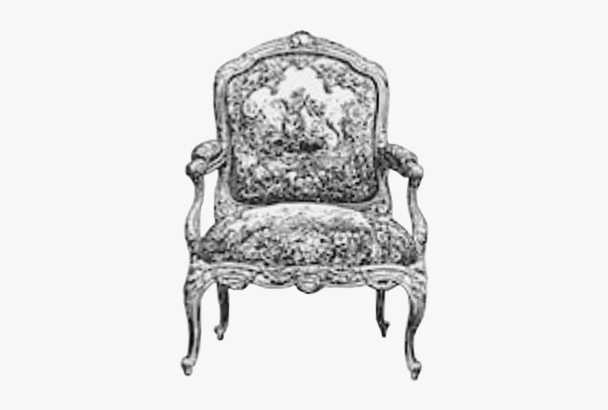 Ag Etching Chair - King Louis Xv Chair, HD Png Download