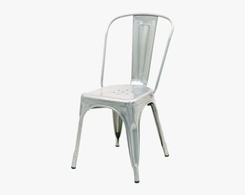 Industrial Metal Stacking Chair - Chair, HD Png Download