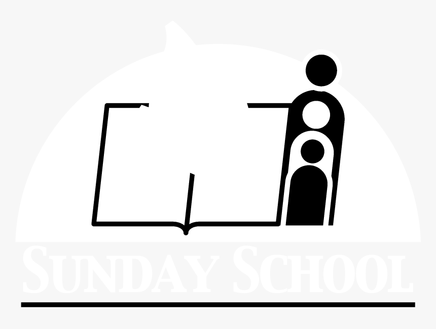 Sunday School Logo Black And White - Illustration, HD Png Download