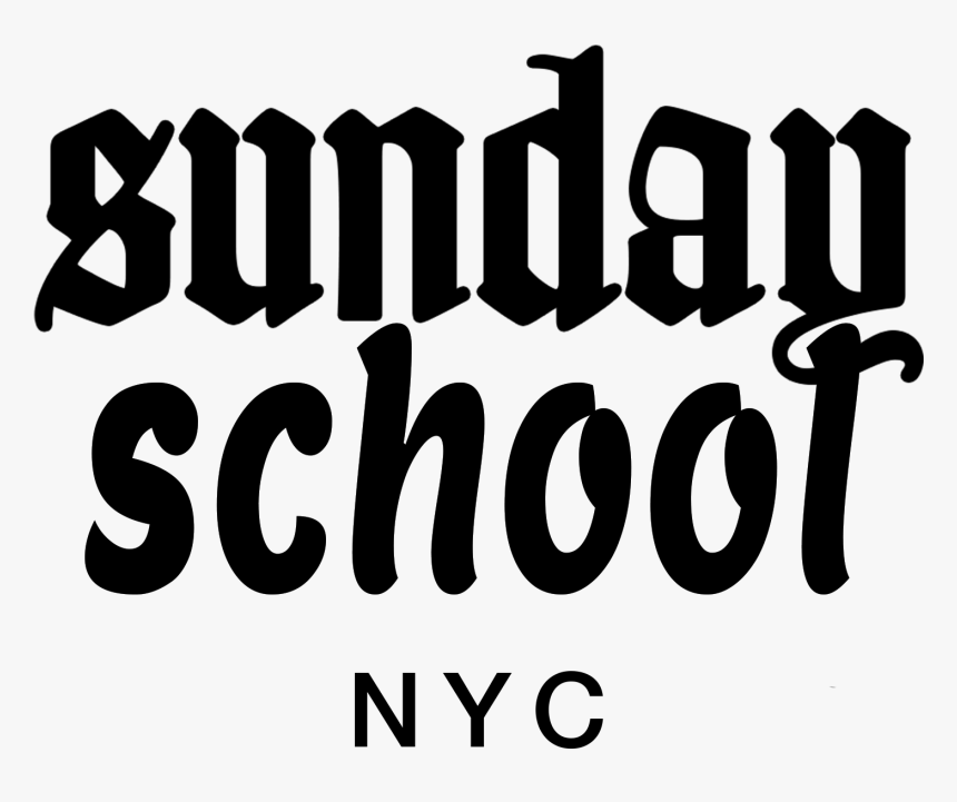 Sunday School Nyc - Calligraphy, HD Png Download