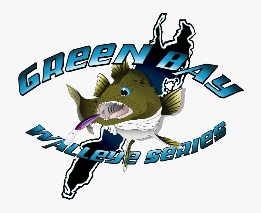 Green Bay Walleye Series Banner Logo - Illustration, HD Png Download
