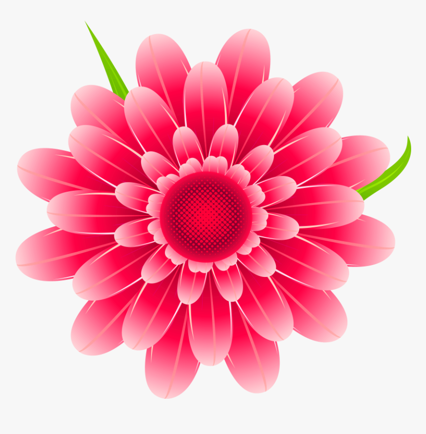 Pink Flower Png Free Download Searchpng - Transparent Background Pink Flower Clip Art, Png Download