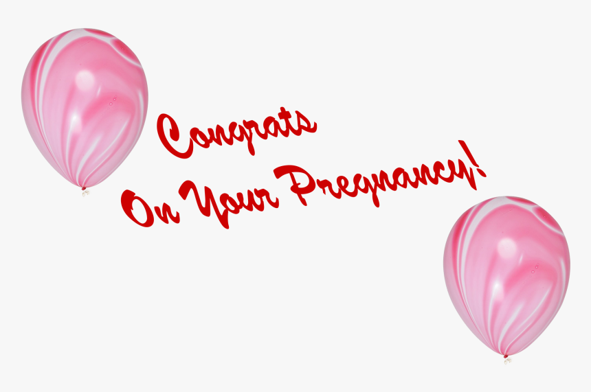 Congrats On Your Pregnancy Png Photo - Balloon, Transparent Png