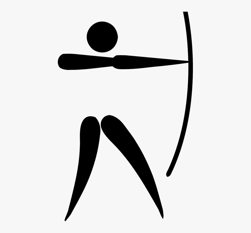 Tiro Con Arco, Deportes, Logotipo, Pictograma - Olympic Archery Clipart, HD Png Download