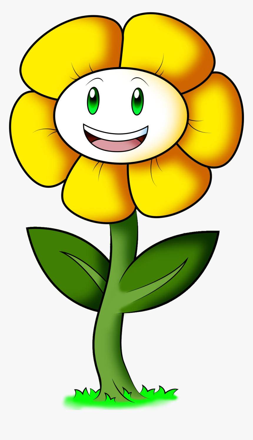 Transparent Flowey Png - Cartoon, Png Download