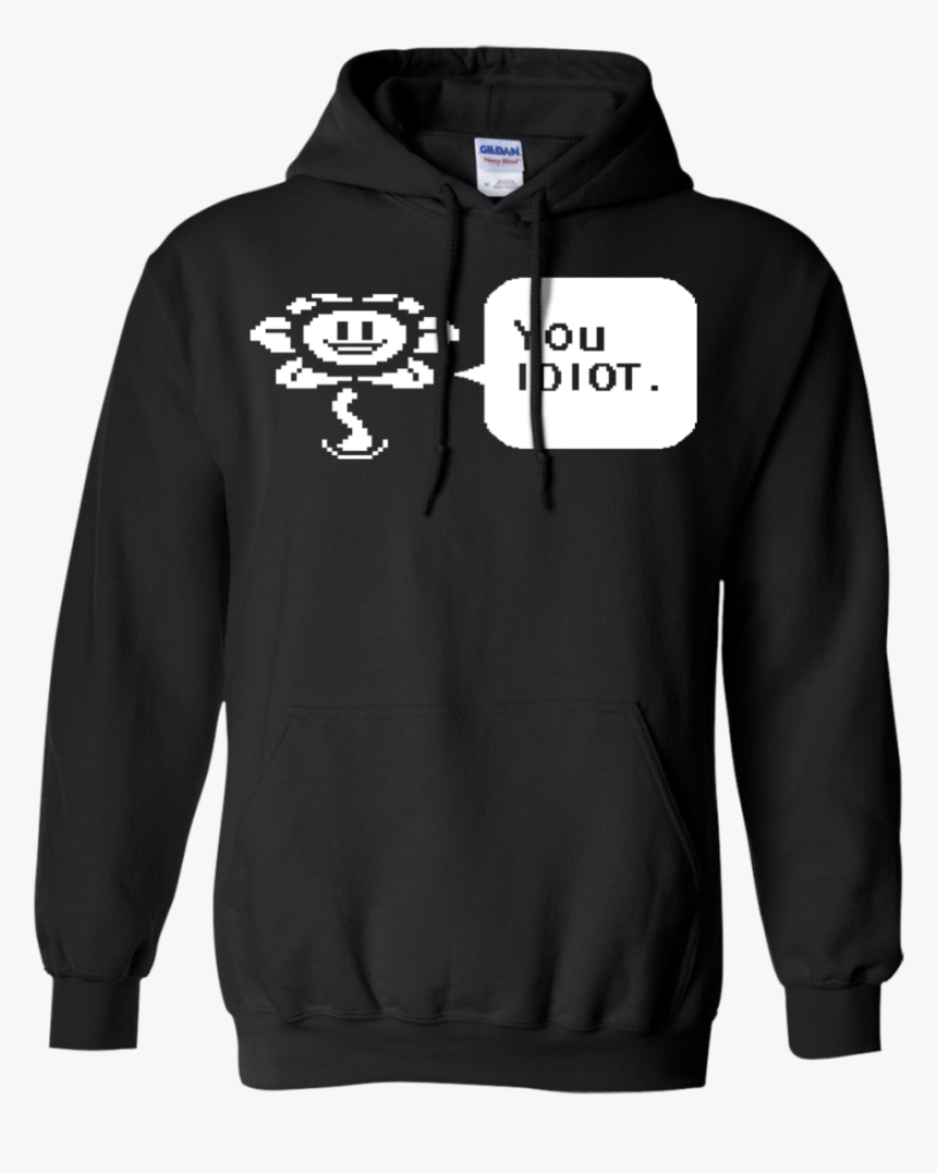 Undertale Shirt Undertale Flowey You Idiot Speech Bubble - Spiderman Marvel Hoodie, HD Png Download