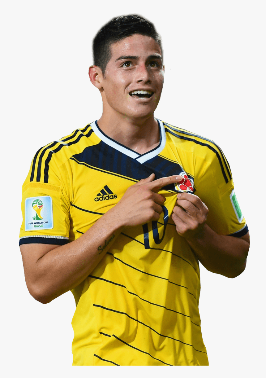 James Rodríguez Holding Shirt - Carlos Rodriguez Columbia Soccer, HD Png Download