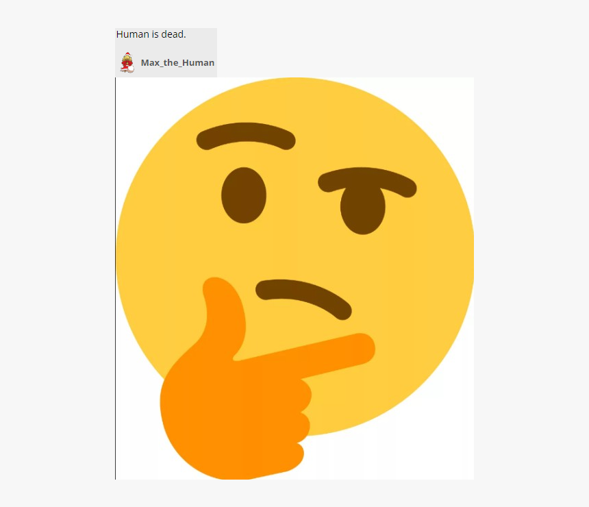 human Is Dead - Facebook React, HD Png Download