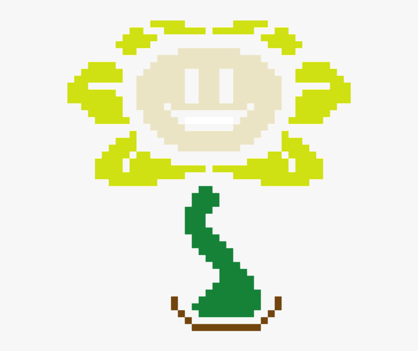 Undertale Kids T Shirt Featuring The Digital Art Flowey - Pixel Art, HD Png Download