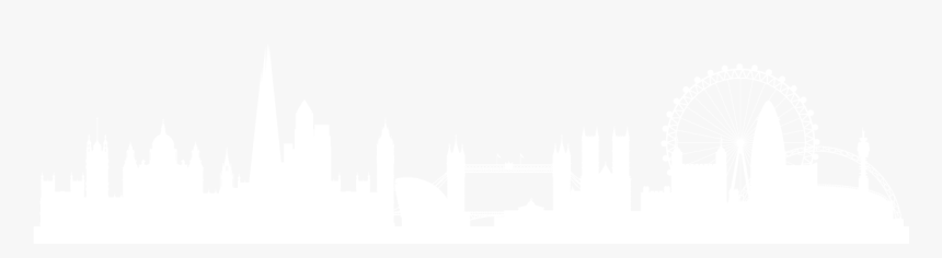 Landscape City White Png - London Skyline White Png, Transparent Png