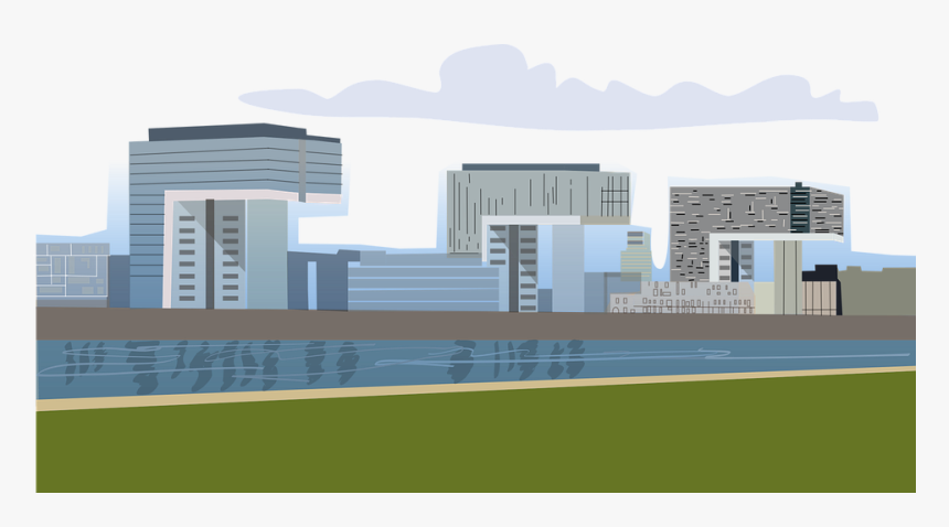 Germany, City, Bulding, Landscape, Cologne, Day - Commercial Building, HD Png Download