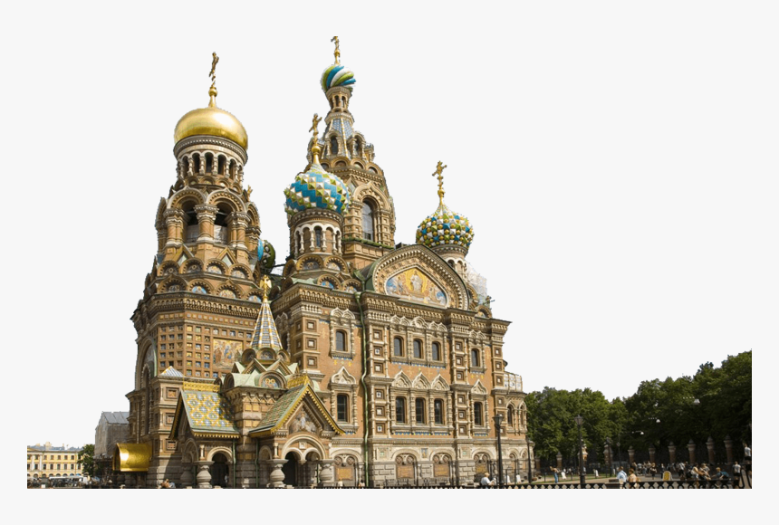 St Petersburg Russia Landscape Pictures - Church Of The Savior On Blood, HD Png Download