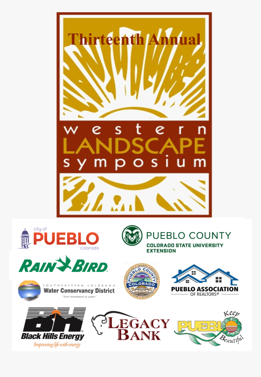 Red And Gold Western Landscape Symposium Logo With, HD Png Download